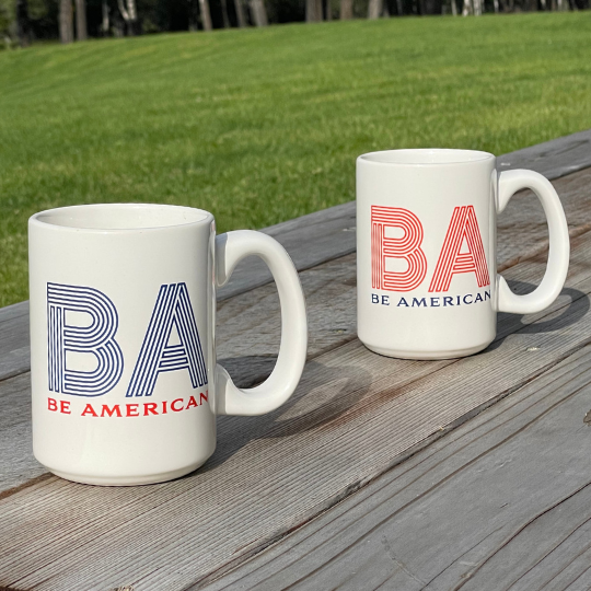 Be American Mug - Blue