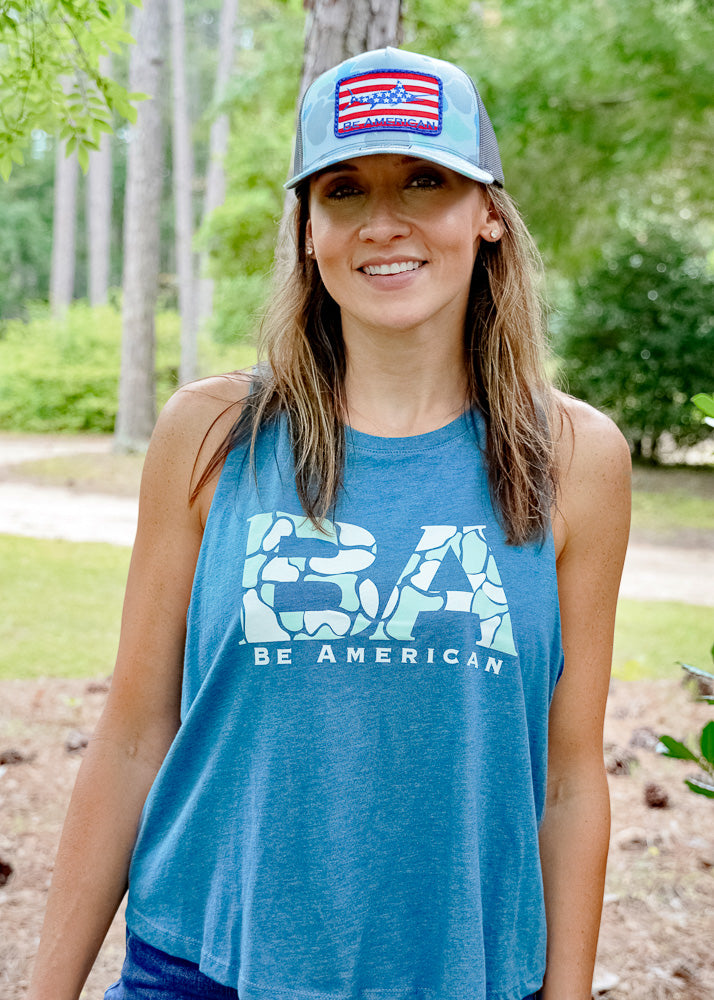 Crop Tank - Teal