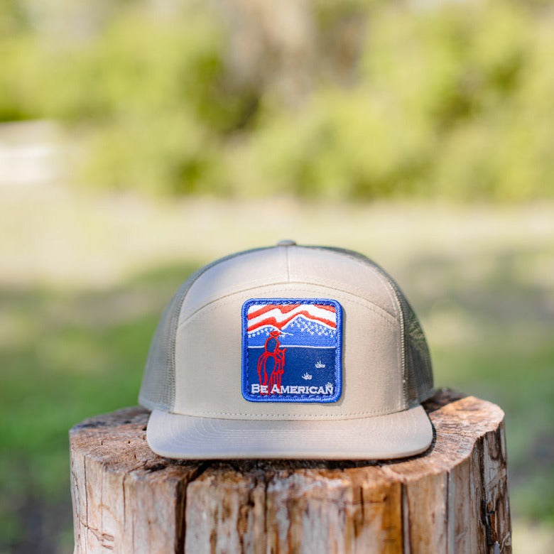 Heroes and Horses Trucker Hat - Khaki