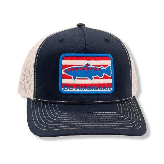 Trout Trucker Hat - Navy