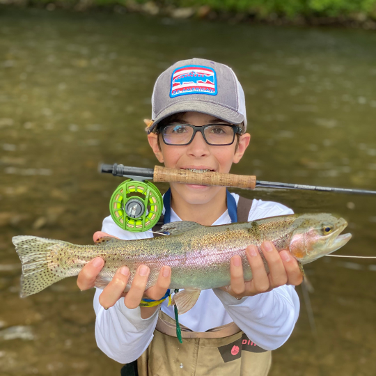 Trout Trucker Hat - Navy