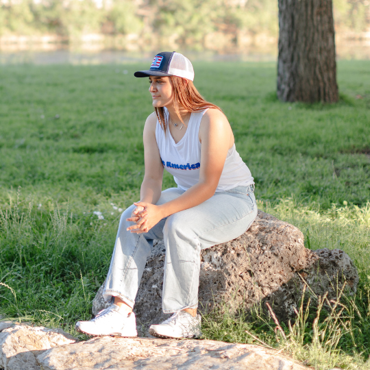 Retro Tank - White