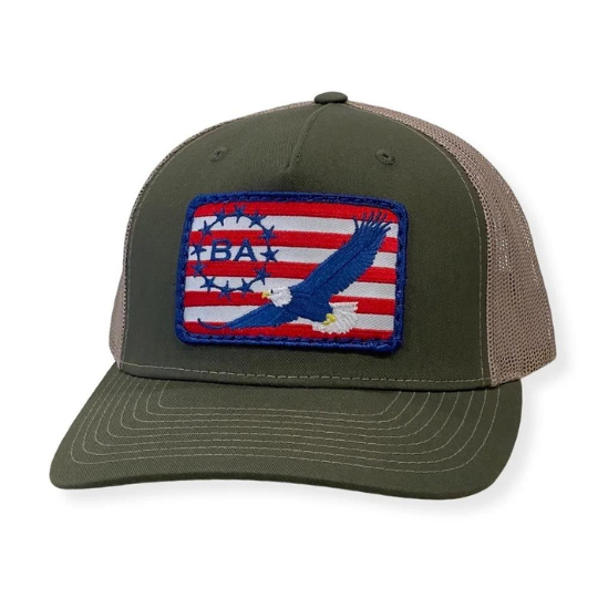 Eagle Trucker Hat - Army Green