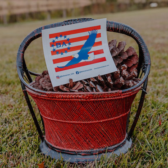 Flag Eagle Sticker