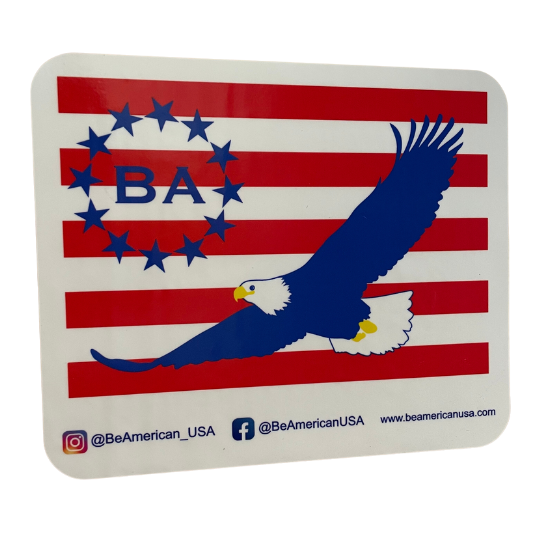 Flag Eagle Sticker
