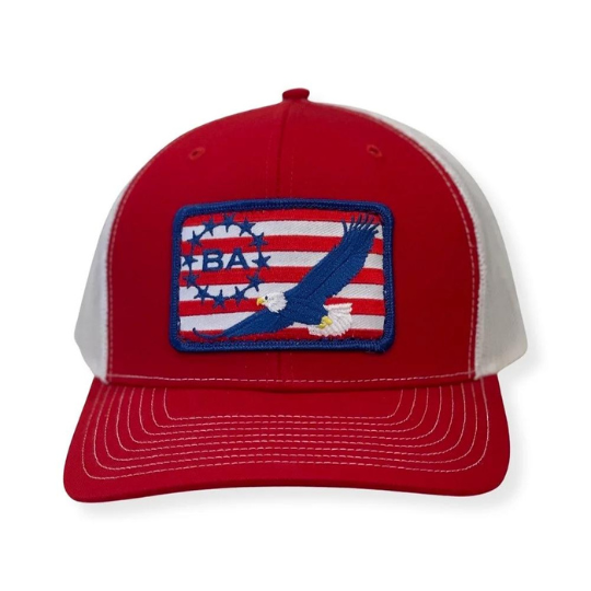 Eagle Trucker Hat - Red