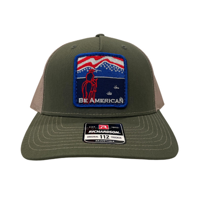 Heroes and Horses Trucker Hat - Army Green