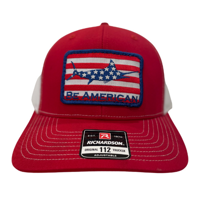 Marlin Trucker Hat - Red