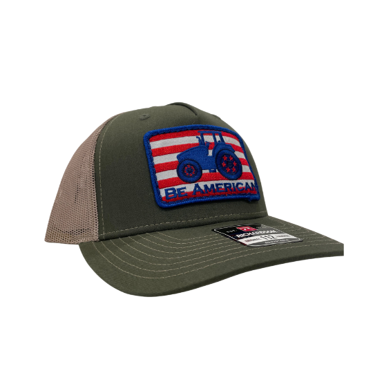 Tractor Trucker Hat - Army Green