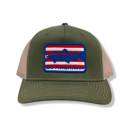 Trout Trucker Hat - Navy