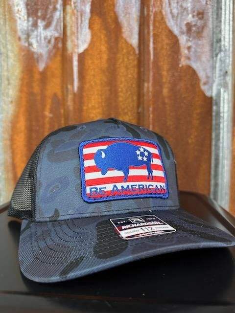 Navy Camo Bison Hat