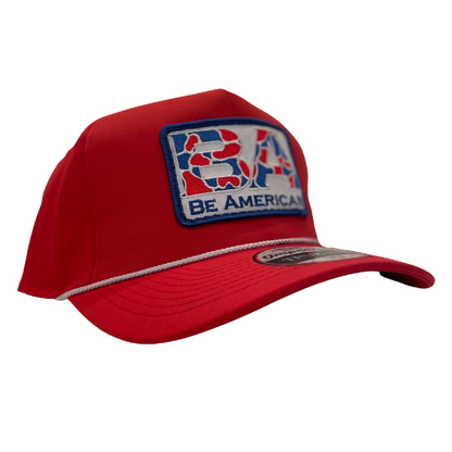 Patch Rope Hat - Red