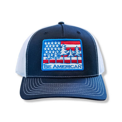 Pines Trucker Hat - Navy